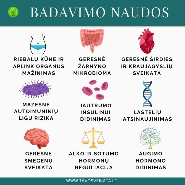 Badavimo naudos